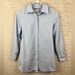 NEWPENNY PENNYBLACK Dress Size 2 Blue Button Up Oxford